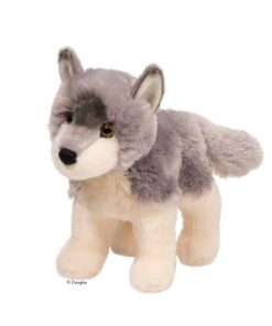 Kleines Kuscheltier Wolf superweich