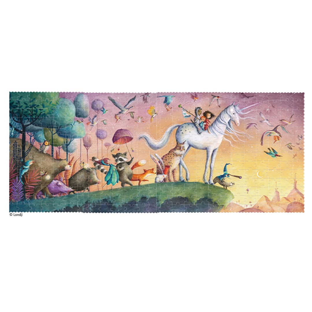 Londji Boden-Puzzle Glitzer-Einhorn 350 Teile - Image 2