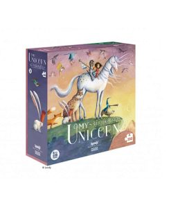 Londji Boden-Puzzle Glitzer-Einhorn 350 Teile