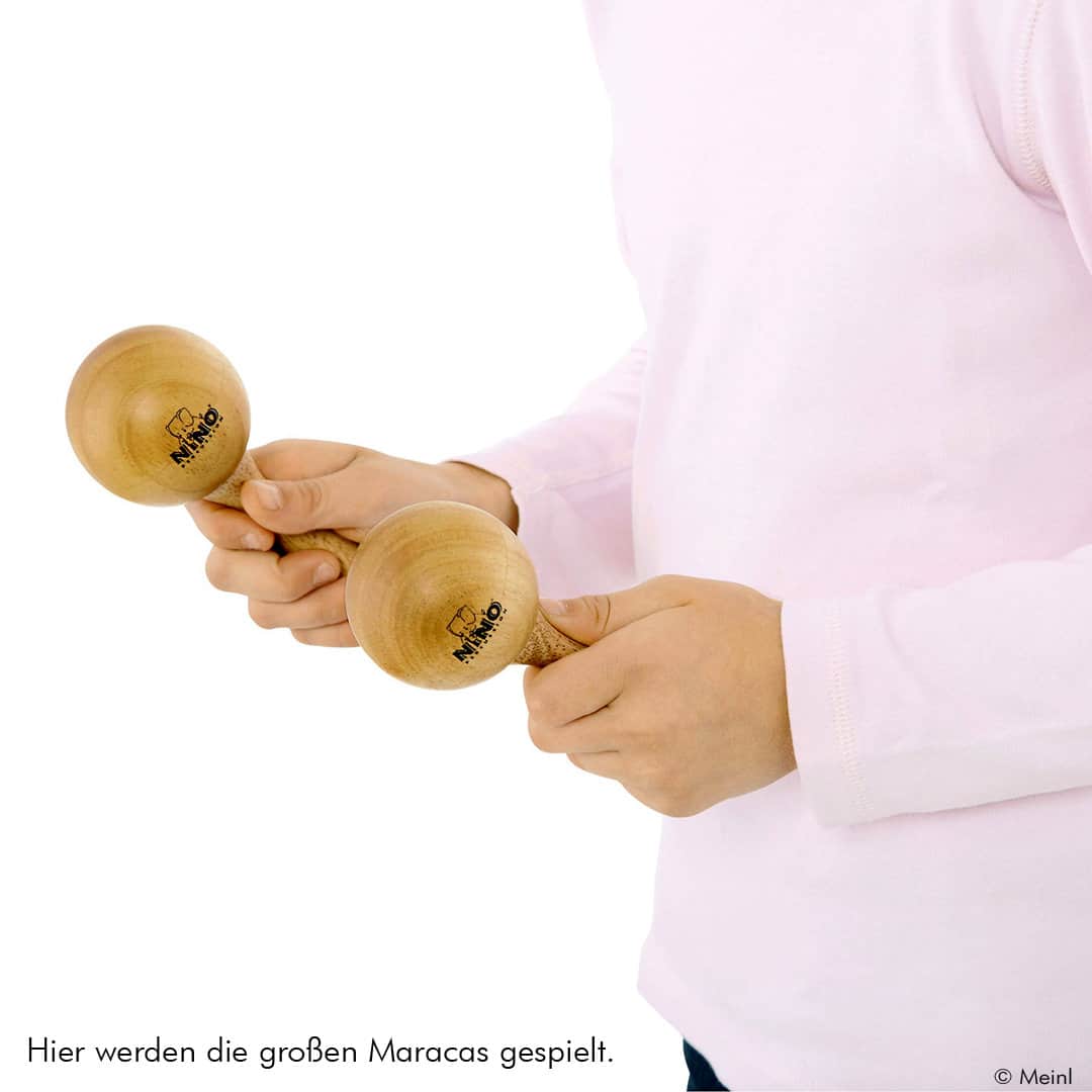 NINO Maracas aus Naturholz im Paar - Image 3