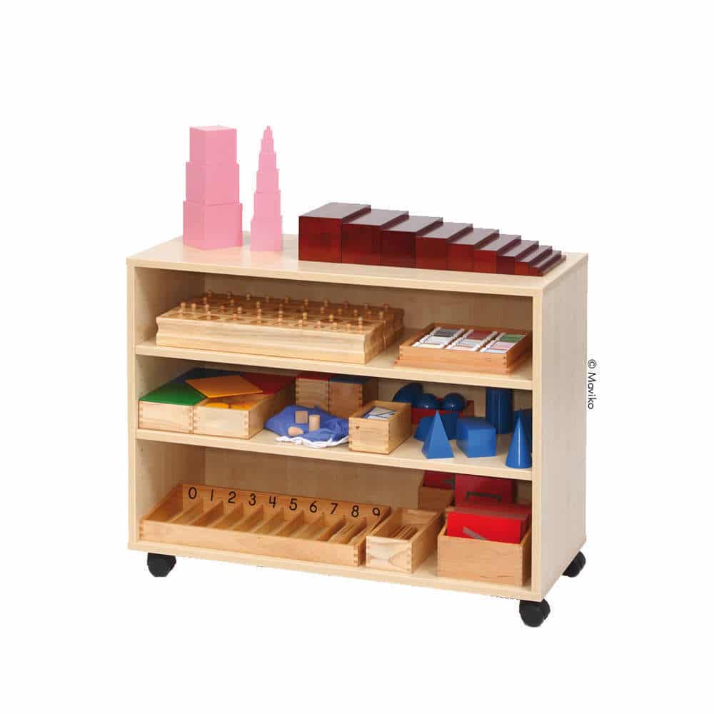 Montessori-Wagen für den Kindergarten