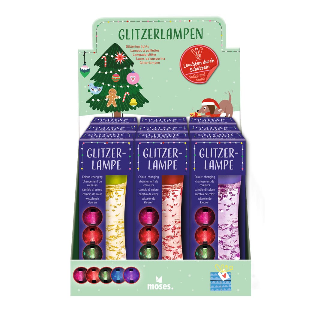 Moses Glitzer-Lampe Winterzauber mit Sternenkonfetti, sortiert - Image 6