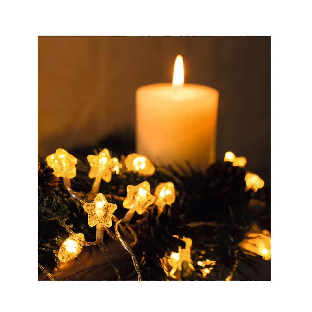 Moses Lichterkette Glitzerstern - Image 3