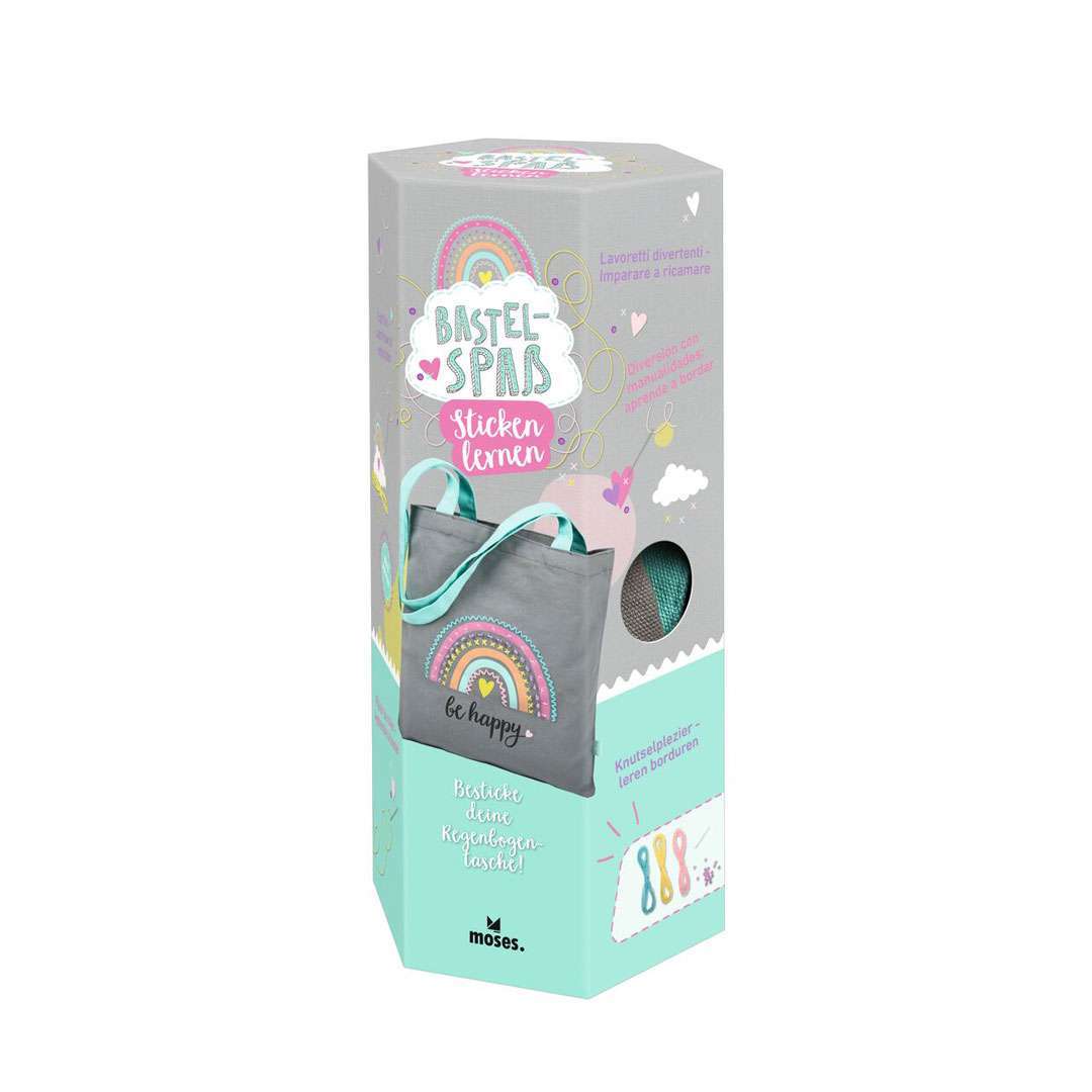 Moses Kreativ-Set „Sticken lernen“