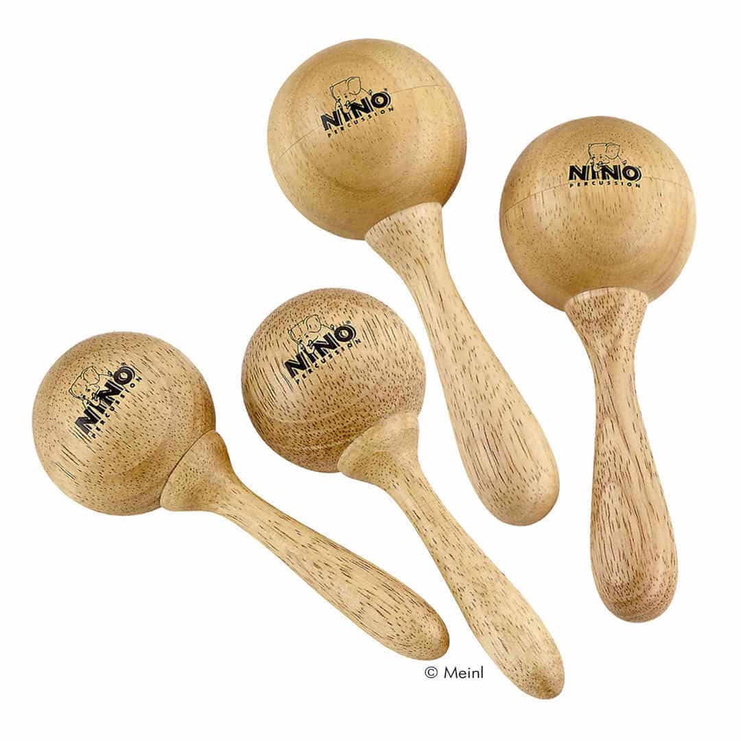 NINO Maracas aus Naturholz im Paar