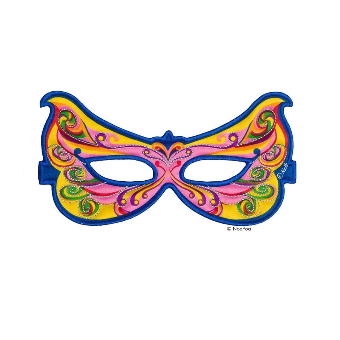 Dreamy Dress-Ups Kostümflügel und Maske Set Regenbogenfee - Image 3