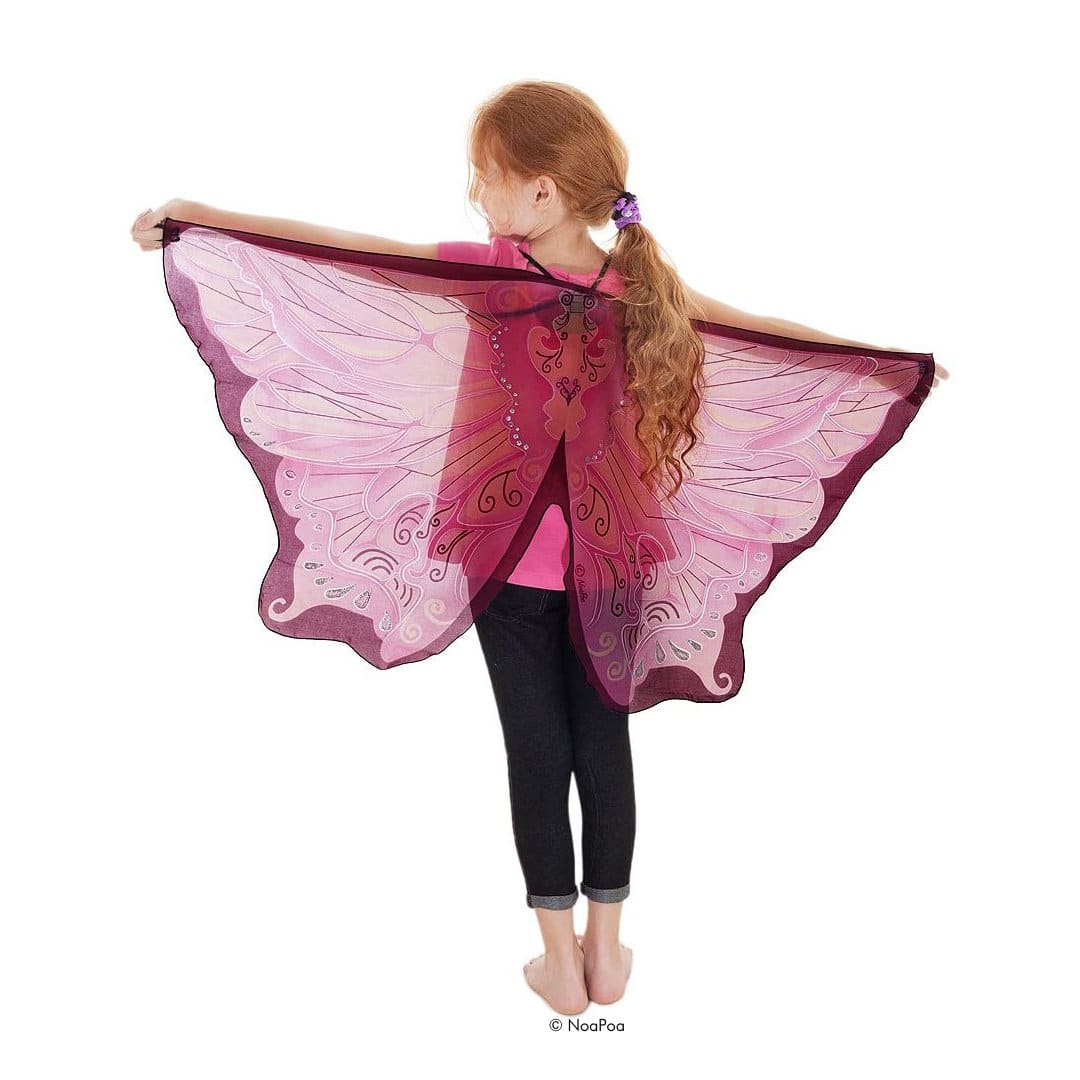 Dreamy Dress-Ups Feenflügel mit Glitzer in Pink - Image 3