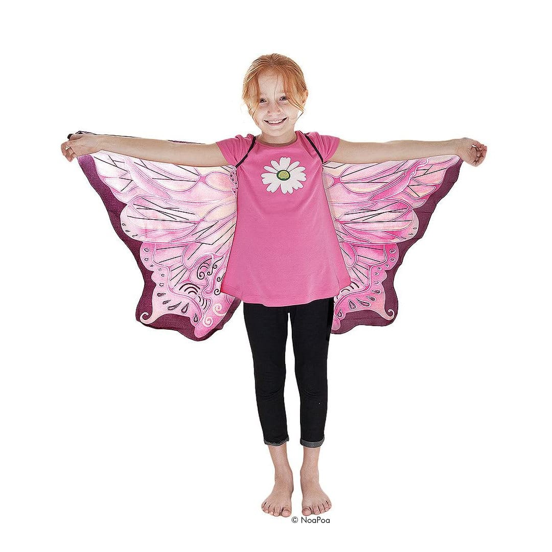 Dreamy Dress-Ups Feenflügel mit Glitzer in Pink - Image 4