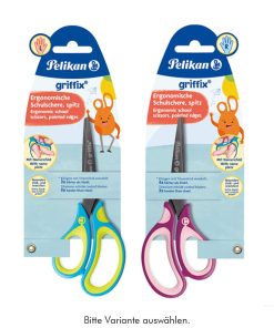 Pelikan griffix® Schulschere spitz für Rechts- und Linkshänder