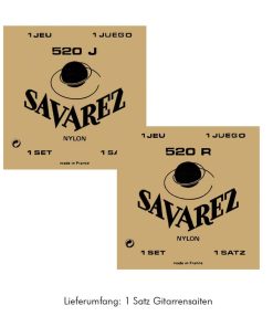 Savarez Gitarrensaiten Satz Traditional 520 normal oder high