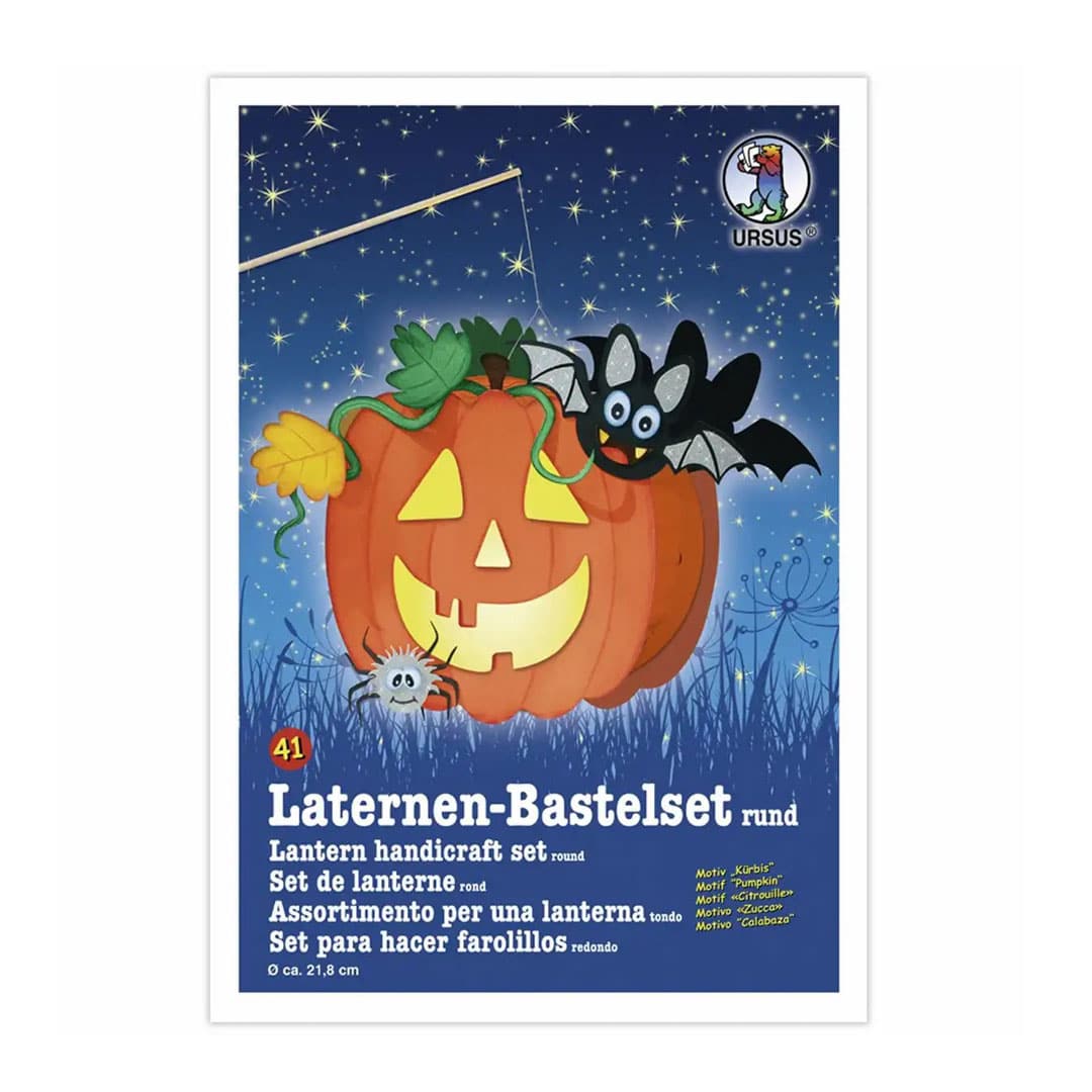 URSUS Laternen-Bastelset Halloween-Kürbis - Image 4