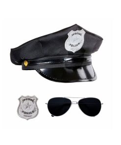 Kostümaccessoire-Set Polizei für Kinder mit Polizeimütze