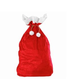 Roter Nikolaussack aus Samt