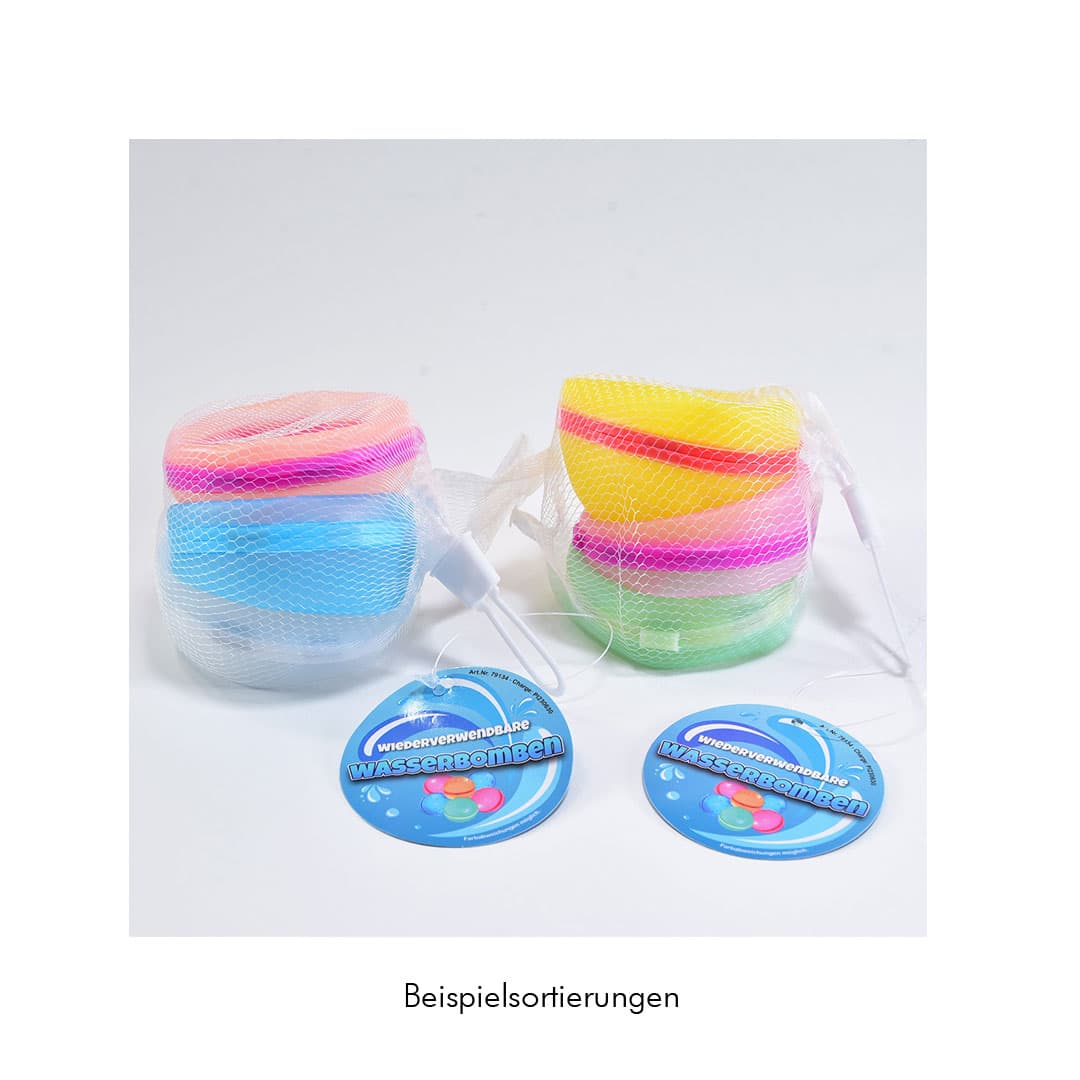 3 wiederverwendbare bunte Wasserbomben im Set, sortiert - Image 2