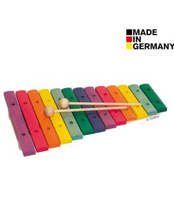 Xylophon aus Holz in Boomwhackers®-Farben