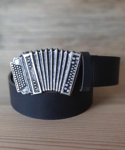 Gürtel “Ziach” echtes Leder, schwarz