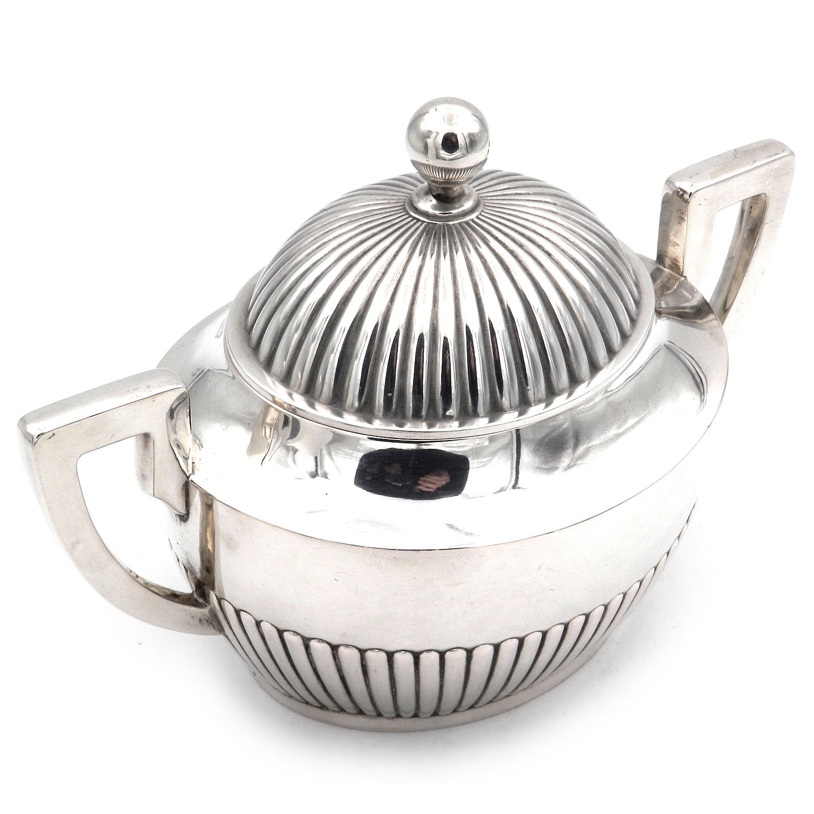 Silber Zuckerdose, Lutz und Weiss, um 1930 - Image 2