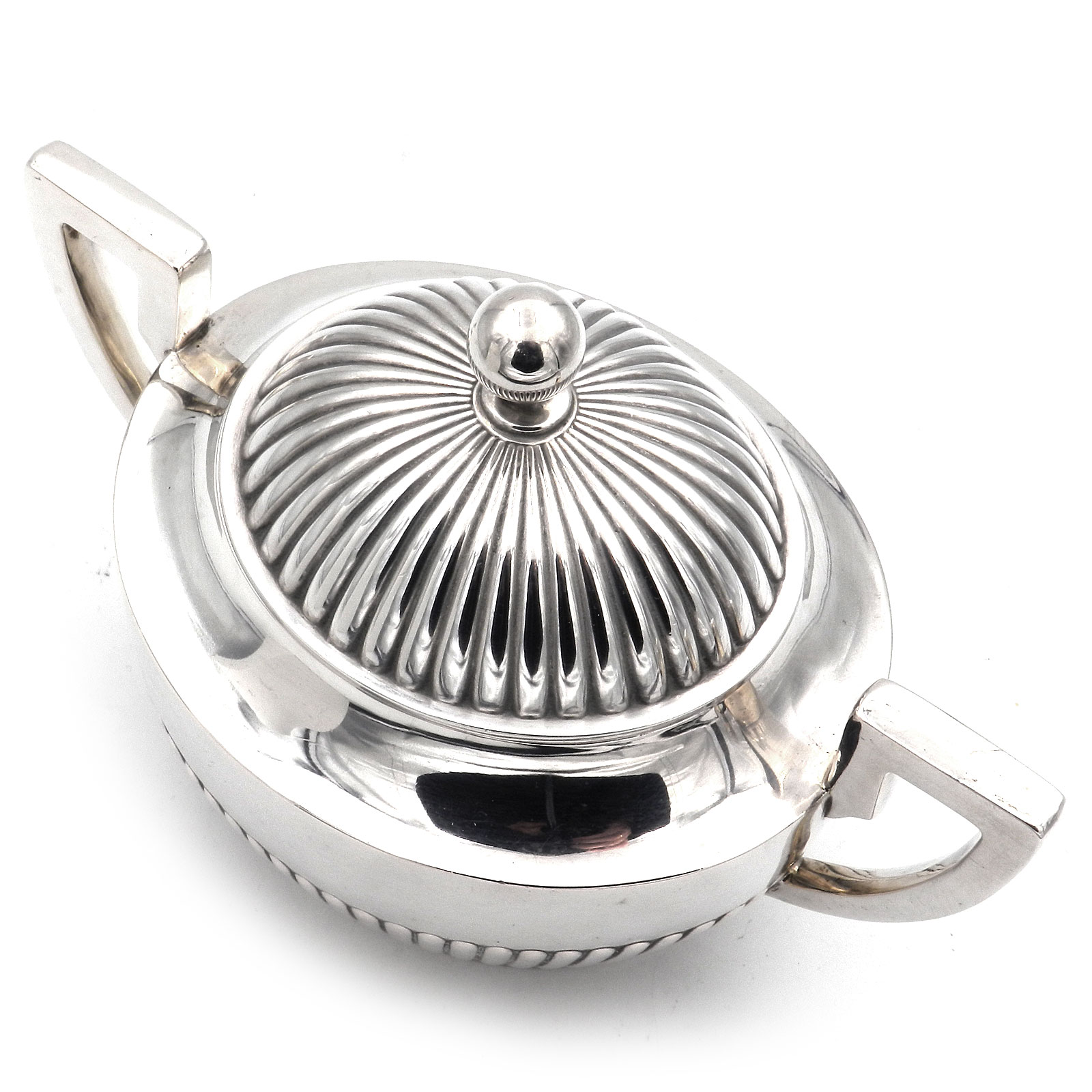 Silber Zuckerdose, Lutz und Weiss, um 1930 - Image 3