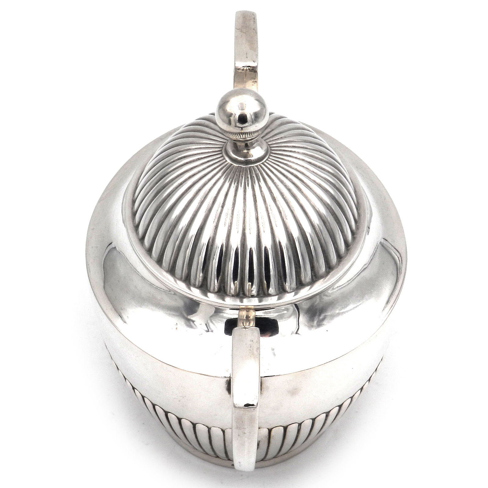 Silber Zuckerdose, Lutz und Weiss, um 1930 - Image 4