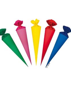 Schultüten-Rohling zum Basteln farbig 70cm