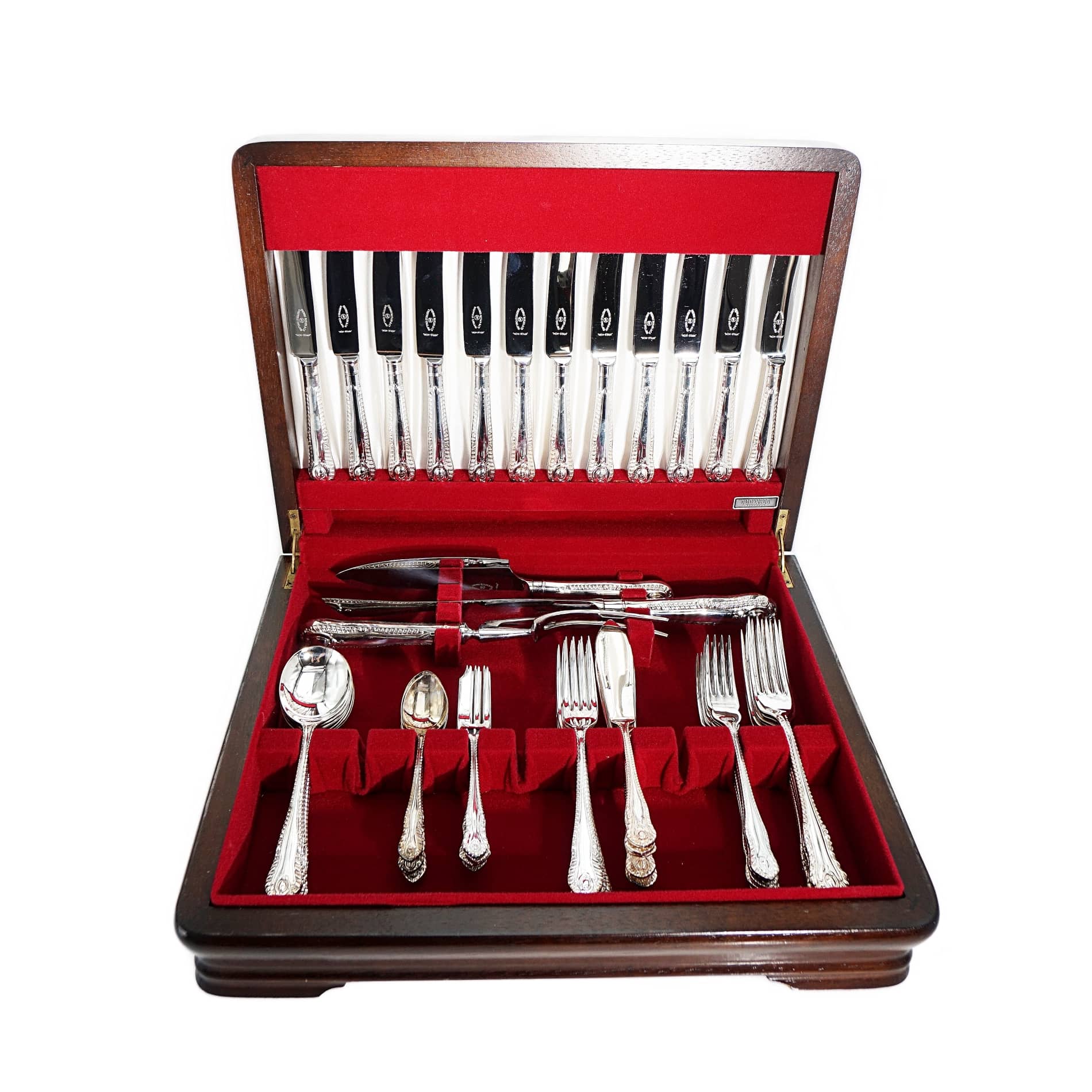 Besteckset in Holzkassette – George Butler & Co, Sheffield