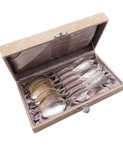 Silber Teelöffel im Etui – Jugendstil