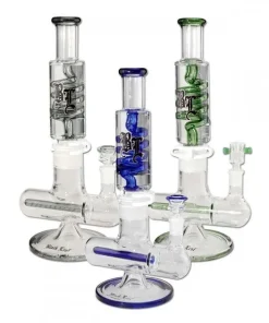 Liquid Bong mit Spirale und Inline Slit von Black Leaf