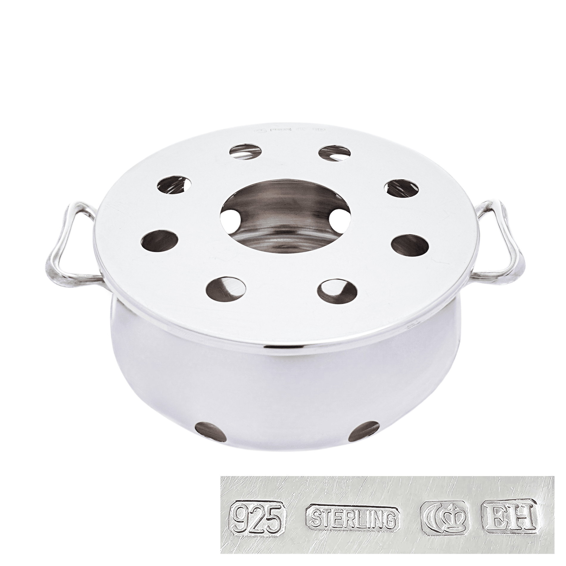 Stövchen Rechaud aus Silber – Emil Hermann, Waldstetten - Image 6