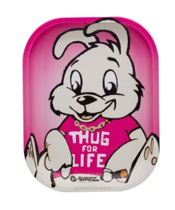 G-ROLLZ Banksy’s Thug for Life Rolling Tray (14×18 cm)