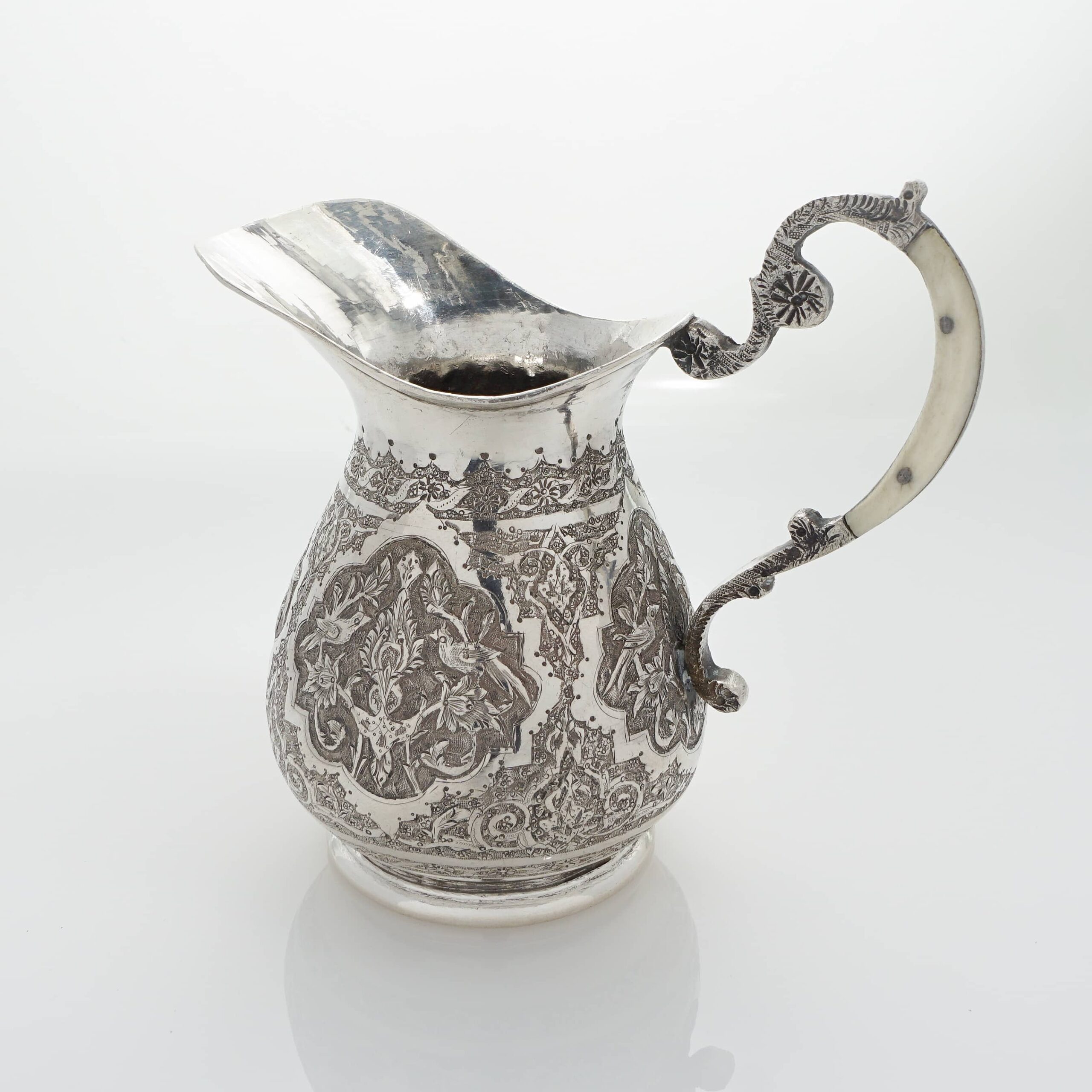 Kaffee Service Silber – Armed Lion, Iran - Image 7