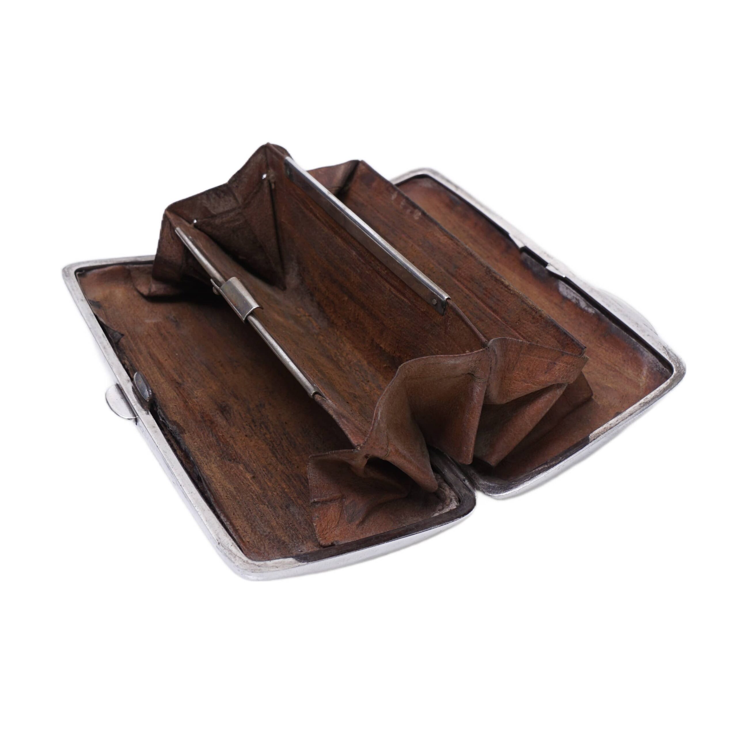 Gelbörse aus Sterlingsilber & Leder – Mappin & Webb, Birmingham - Image 2