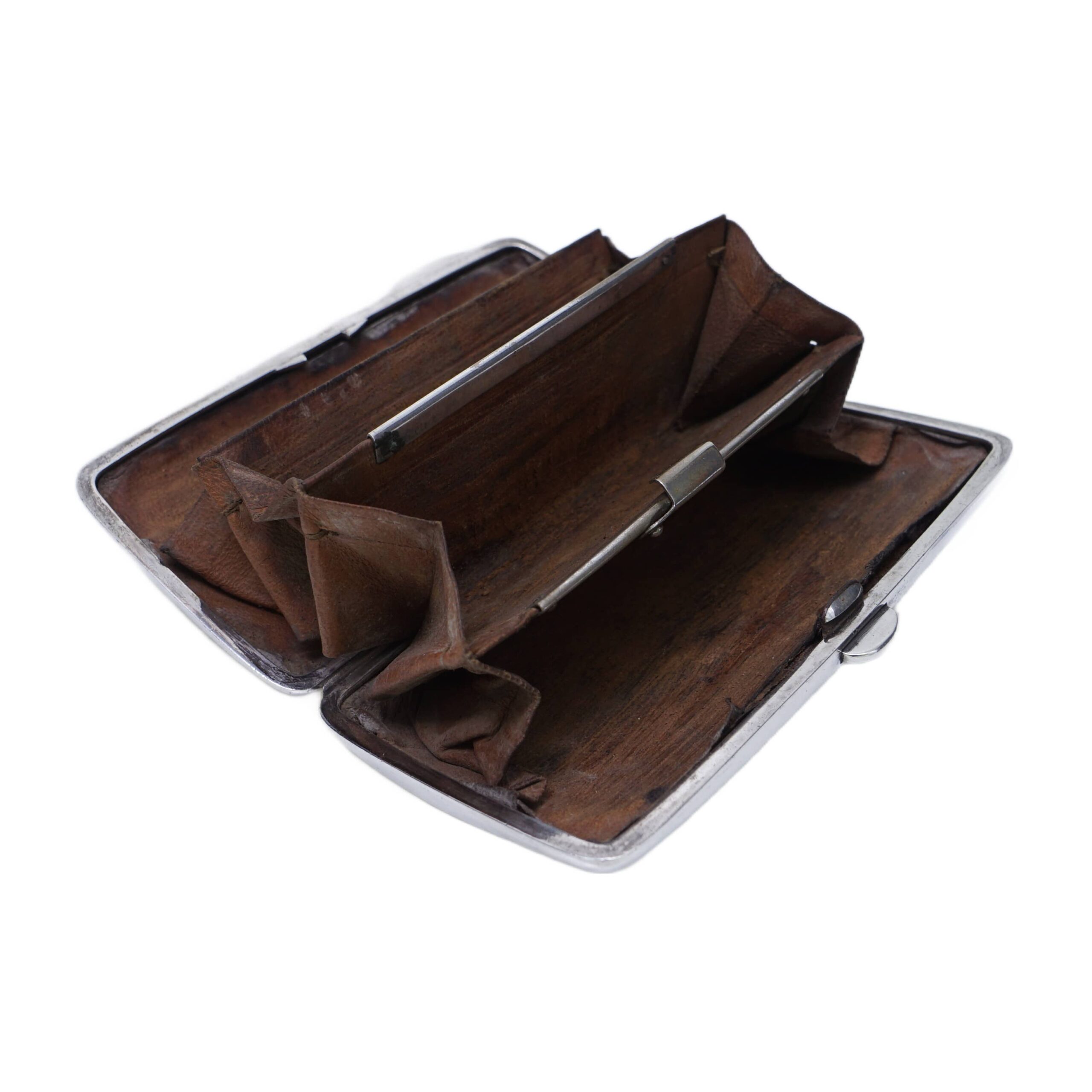 Gelbörse aus Sterlingsilber & Leder – Mappin & Webb, Birmingham - Image 5