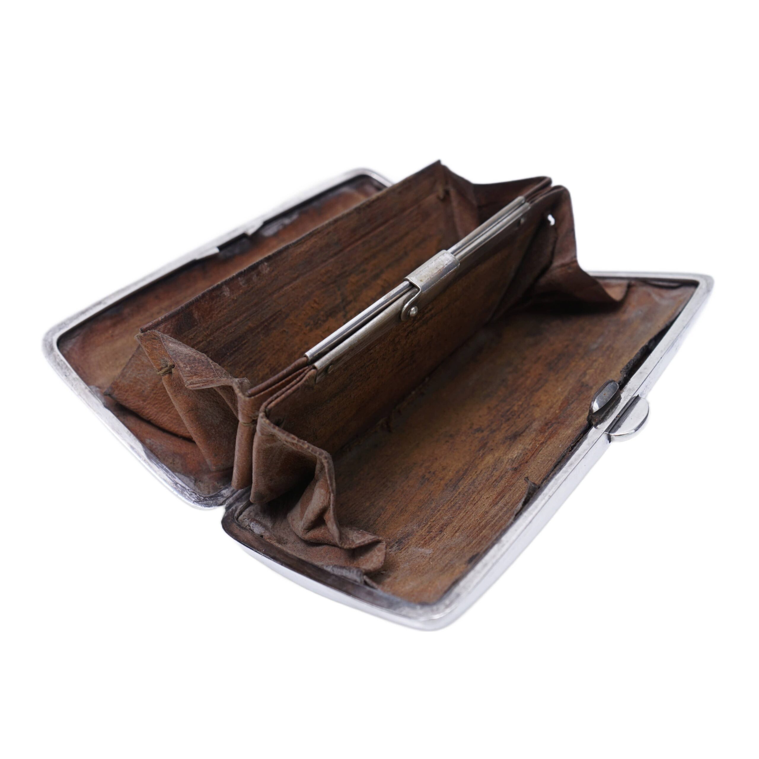 Gelbörse aus Sterlingsilber & Leder – Mappin & Webb, Birmingham - Image 4