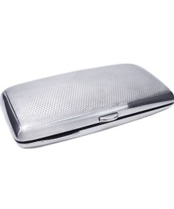 Gelbörse aus Sterlingsilber & Leder – Mappin & Webb, Birmingham