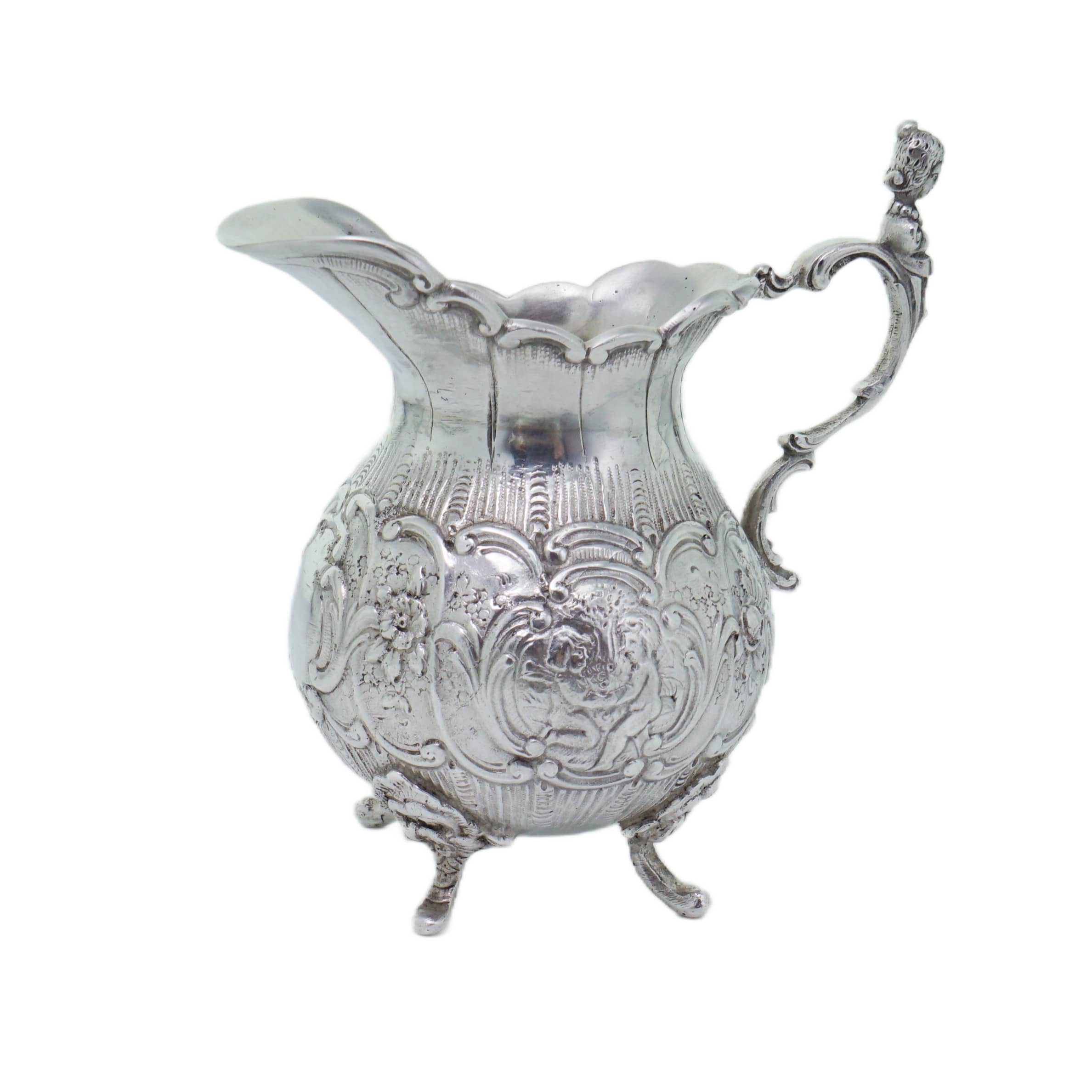 Rahmservice aus 800er Silber – Neorokoko, Hanau - Image 5