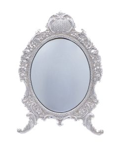 Wunderschöner Spiegel aus Silber – Willy Schmitt, Hanau