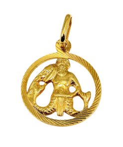 Sternzeichen Anhänger „Wassermann“ 9kt 375 Gold